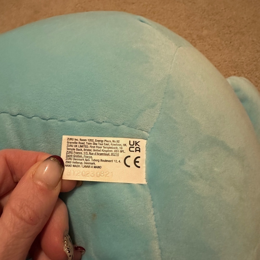 Cute Blue Elephant Plush Toy - Picture 4 of 4